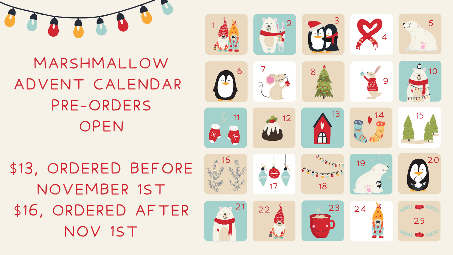 Marshmallow Advent Calendar *SOLD OUT*